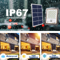 100W al aire libre IP67 luces de inundación solar LED impermeables